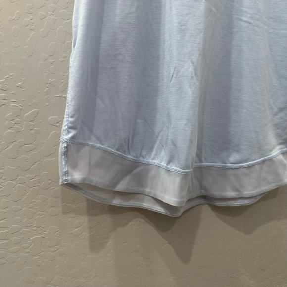 Athleta Girl Blue On the Move Mesh Short Sleeve Tee - Picture 3 of 8